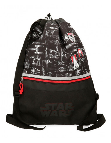 GYM SAC C/CREMALLERA STAR WARS - SPACE MISSION